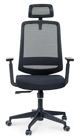 Кресло офисное Лондон офис JZR1008H-BL005-DWB103 black plastic
