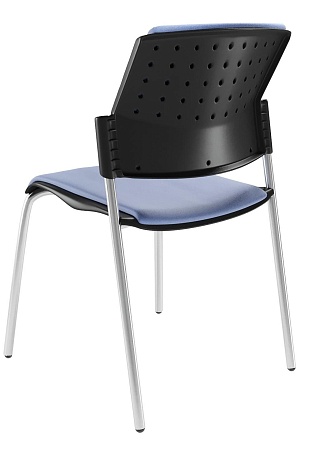 MOVIE Стул, каркас Хром, Пластик Черный ЦБ-00010819