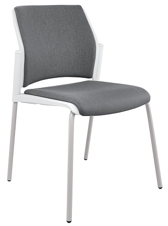 REWIND Стул, каркас Серый, Пластик Белый ЦБ-00011214