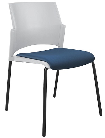 RESTART Стул, каркас Черный, Пластик Серый ЦБ-00011273