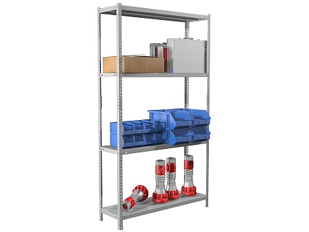 Металлический стеллаж  MS 200KD/100х40/4