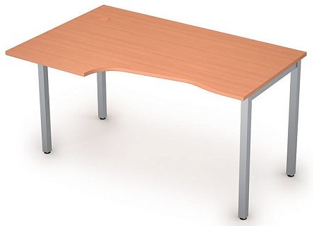 Стол на металлических опорах без экрана 2М.122L