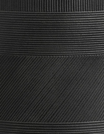 Кашпо TREEZ ERGO Graphics Высокая округлая чаша Чёрный графит в-75 см, д-47 см