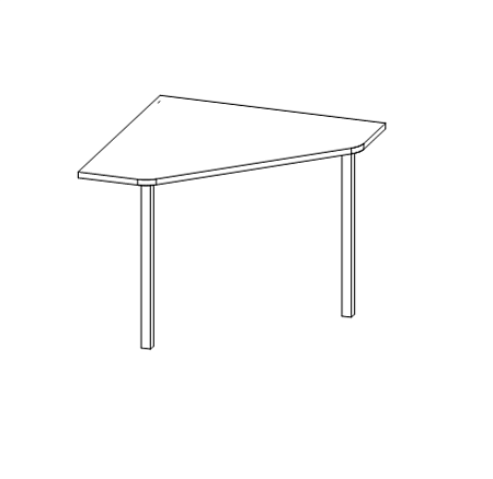 Угловой элемент переговорного стола SN-4.UPRG-031