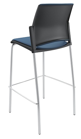RESTART барный, каркас Хром, Пластик Черный ЦБ-00014023