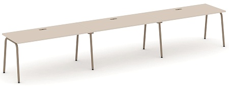 Рабочая станция на 3 места с лючком ES.RS-3.4-LK