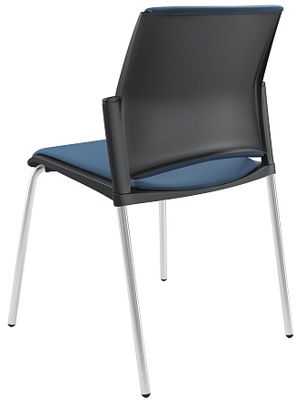 RESTART Стул, каркас Хром, Пластик Черный ЦБ-00011285