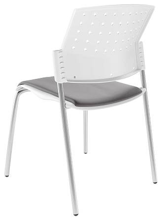 MOVIE Стул, каркас Хром, Пластик Белый ЦБ-00011150