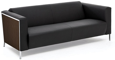 Диван 3м кожа VISPO MARONE 3 DAKOTA black