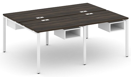 Рабочая станция двухсторонняя с подвесными тумбами на 4 места CN.DRS-121