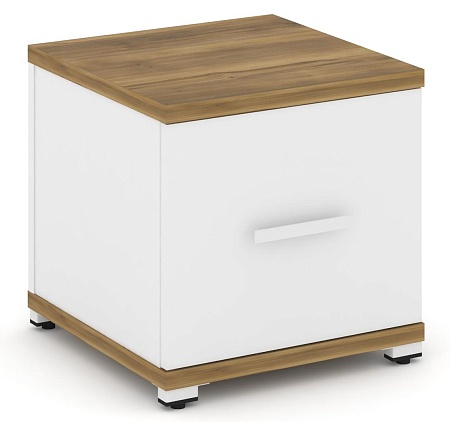 Тумба приставная 1 распашной фасад. CN.TUP-004 B/W