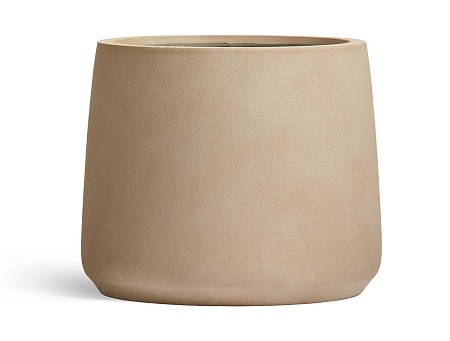 Кашпо Treez Ergo Fine Rock Чаша Cone Песок тёплый беж в-46,5 см, д-55 см