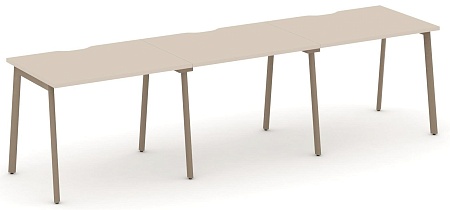 Рабочая станция на 3 места  с вырезом ES.RS-3.1-VP