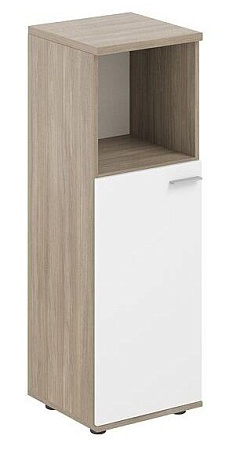 Шкаф средний с нишей, 1 дв., з.ст HDF, левый SG.844.L