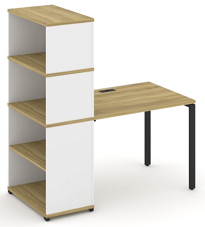 Стол рабочий с опорным стеллажом с надставкой высокой CN.SP-213