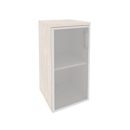 Шкаф низкий узкий левый (1 низкий фасад стекло в раме) O.SU-3.2R(L)