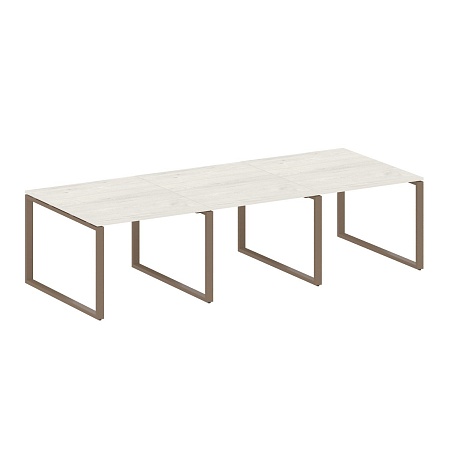 Переговорный стол (3 столешницы) на О-образном м/к БО.ПРГ-3.1