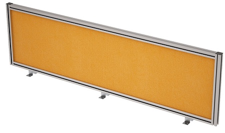 Барьер фронтальный в алюминевом профиле, вставка т...