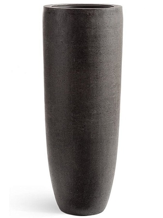 Кашпо TREEZ Effectory Stone Высокий конус Giant Тёмно-серый камень в-120 см, д-45 см 1/1