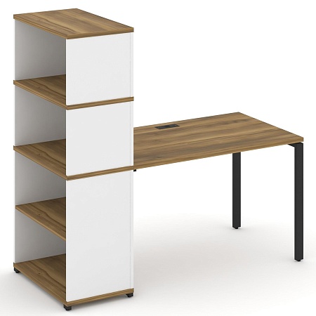 Стол рабочий с опорным стеллажом с надставкой высокой CN.SP-214