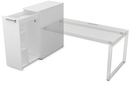 Тумба с выкатной секцией высокая 9Т.029