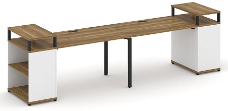 Рабочая станция с опорными стеллажами с верхними горизонтами CN.ORS-206