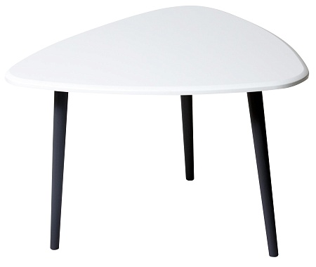 Журнальный столик Квинс (Белый/Серый)