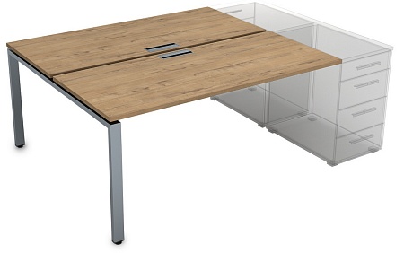 Стол системы Бенч, сдвоенный, на 2 рабочих места СТБ-П.988