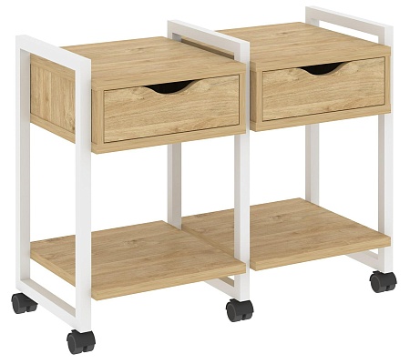 Тумба на колесных опорах наборная. Вариант №1 VR.L-TN-1.K