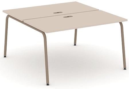 Рабочая станция на 2 места с лючком ES.D.RS-2.3-LK