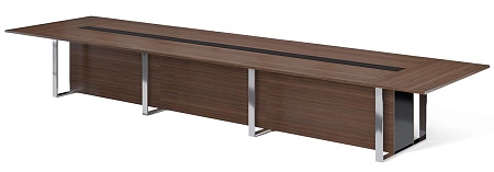 EXE Стол перег L536 хром/короб 101 922 OAK 07 W