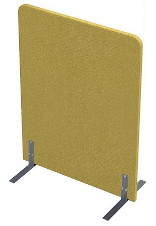 Акустическая мобильная перегородка на стационарных...