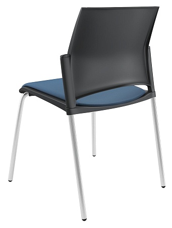 RESTART Стул, каркас Хром, Пластик Черный ЦБ-00011277