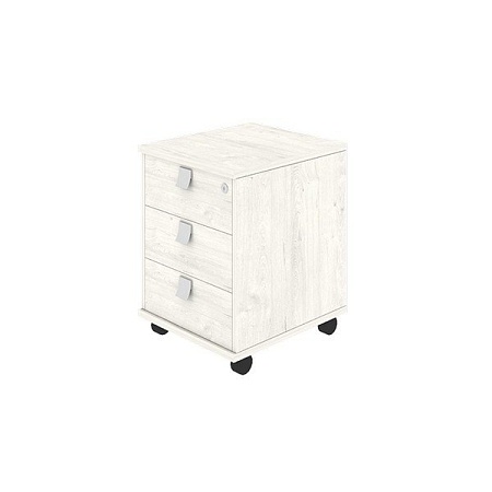 Тумба подкатная (3 ящика фолдинг, с замком) Л.ТМ-3F