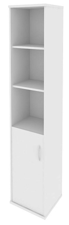 Шкаф высокий узкий левый (1 низкая дверь ЛДСП) А.СУ-1.1 (L)