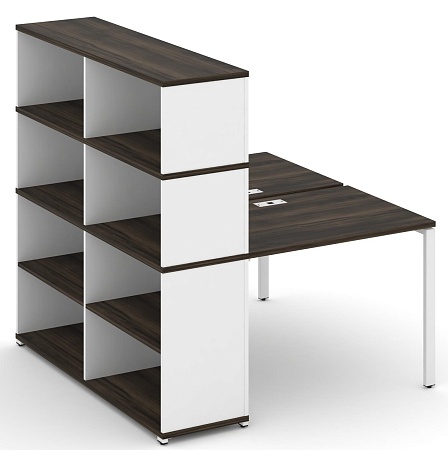 Рабочая станция с опорным стеллажом с надставкой высокой CN.DRS-213