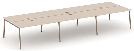 Рабочая станция на 6 мест с лючком ES.D.RS-6.4-LP