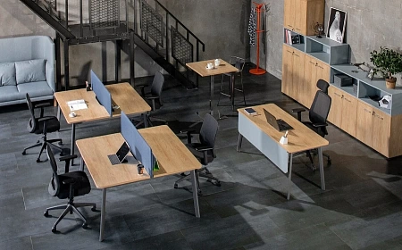 FLEX Стол письменный 135S601 6Z (7016)