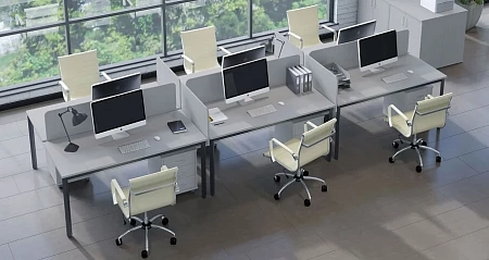 Стол письменный на металлокаркасе С.СП-5.1