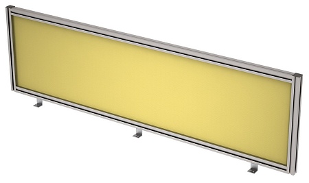 Барьер фронтальный в алюминевом профиле, вставка т...