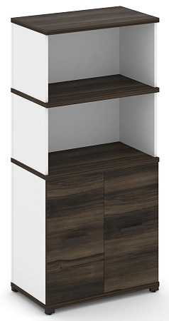 Распашной шкаф опорный/приставной с надставкой высокой CN.SOPR-004 B/W