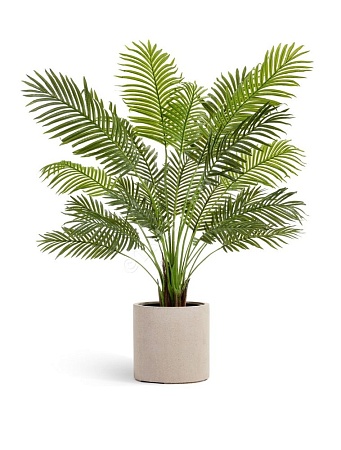 Кашпо TREEZ Effectory Beton Цилиндр Белый песок в-51 см, д-53 см