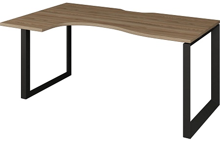 Стол эргономичный левый на металлокаркасе НТМП.О-040.ЛВ