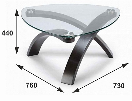 Журнальный столик Гурон 3 (Венге)