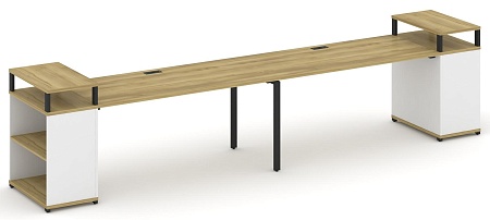 Рабочая станция с опорными стеллажами с верхними горизонтами CN.ORS-208