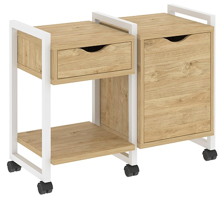 Тумба на колесных опорах наборная. Вариант №3 VR.L-TN-3.K