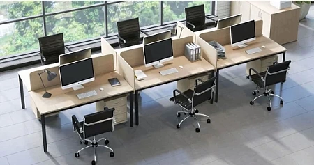 Стол письменный на металлокаркасе С.СП-5.1