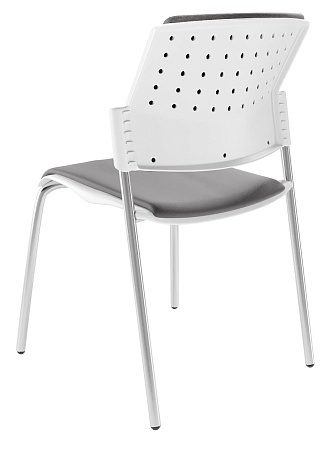 MOVIE Стул, каркас Хром, Пластик Белый ЦБ-00011157
