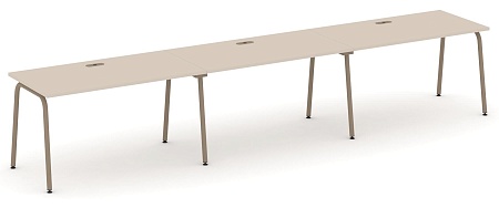 Рабочая станция на 3 места с лючком ES.RS-3.3-LK