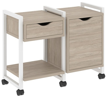 Тумба на колесных опорах наборная. Вариант №3 VR.L-TN-3.K